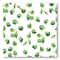 Designart - Tropical Green Leaves Patern - Tropical Canvas Wall Art Print